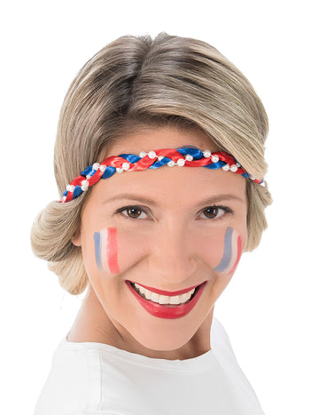 Bandă de susținere a Franței cu împletitură și mărgele