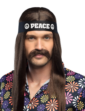 Peace pentru adult negru bang negru