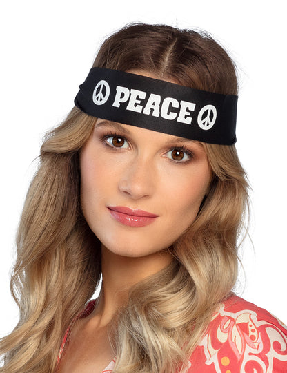 Peace pentru adult negru bang negru