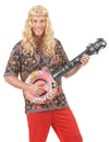 Banjo gonflable hippie rose