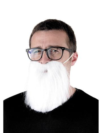 Barba hipster alb adult