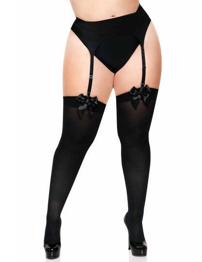 Bas negru opac cu noduri mari