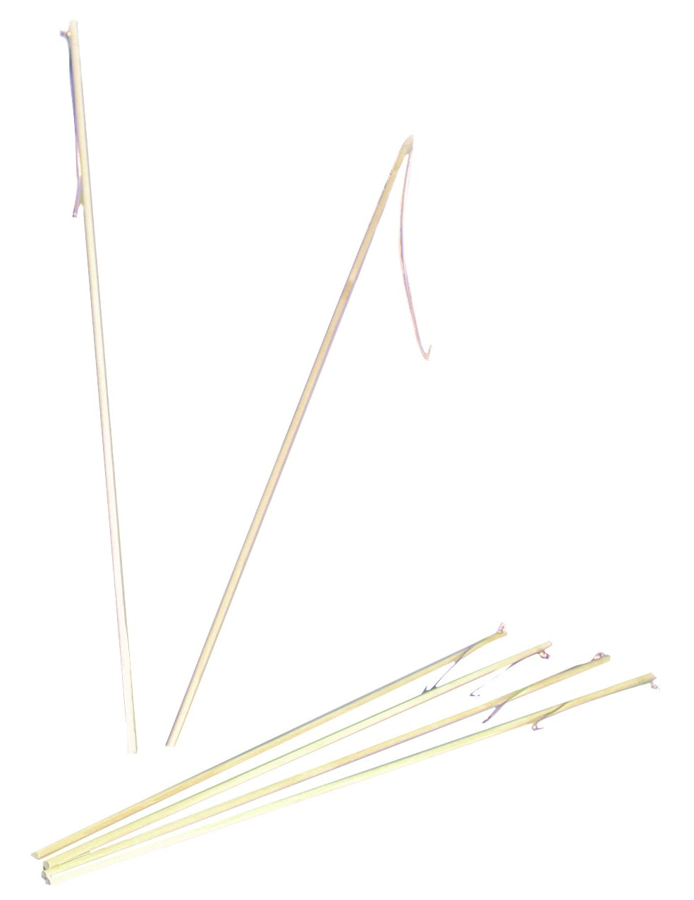 Baton lanterne pour enfant en bois de bambou naturel