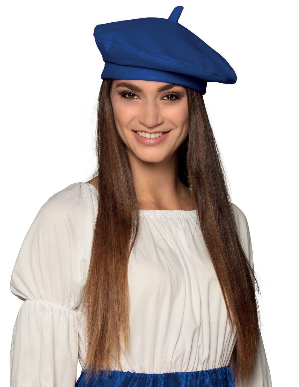 Beret basc pentru adult albastru