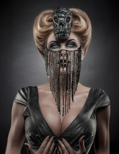 Bijuterii pentru față cu franjuri pentru adulți