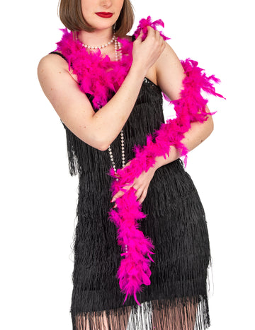 Boa rose fuchsia pour femme 40g