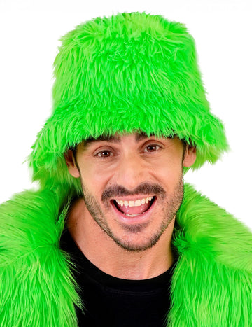 Păr verde neon adult Bob