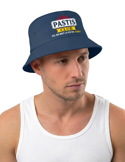 Pălărie bob Pastis Club albastră pentru adulți 