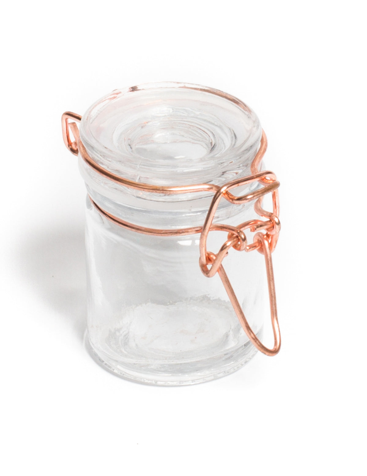 Bocal à conserve verre rétro rose gold