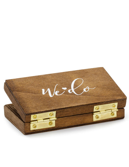 Alianțe din lemn de nuntă 10 x 5,5 cm nuntă