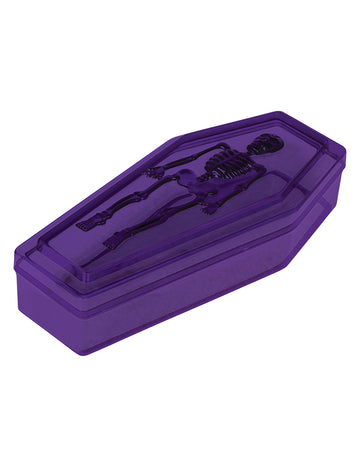 Cutie de sicriu violet 19 cm