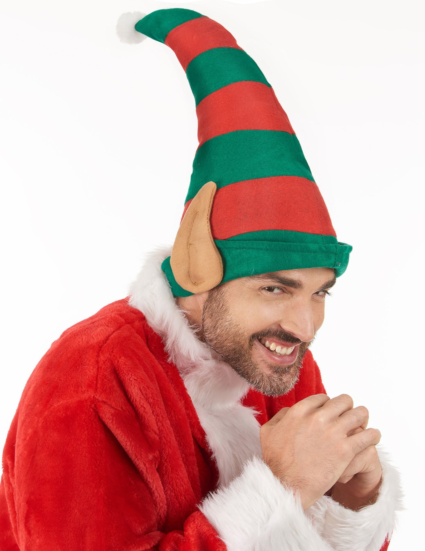 Bonnet Santa Claus Lutin cu urechi adulte