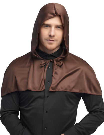 Bonnet médiéval marron adulte