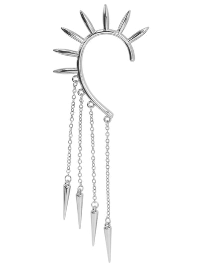 Boucle d'oreille punk à pointes adulte