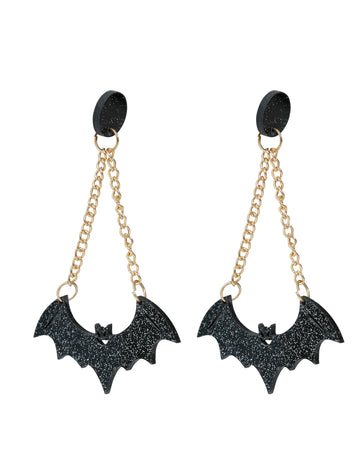 Boucles d'oreilles chauve-souris adulte