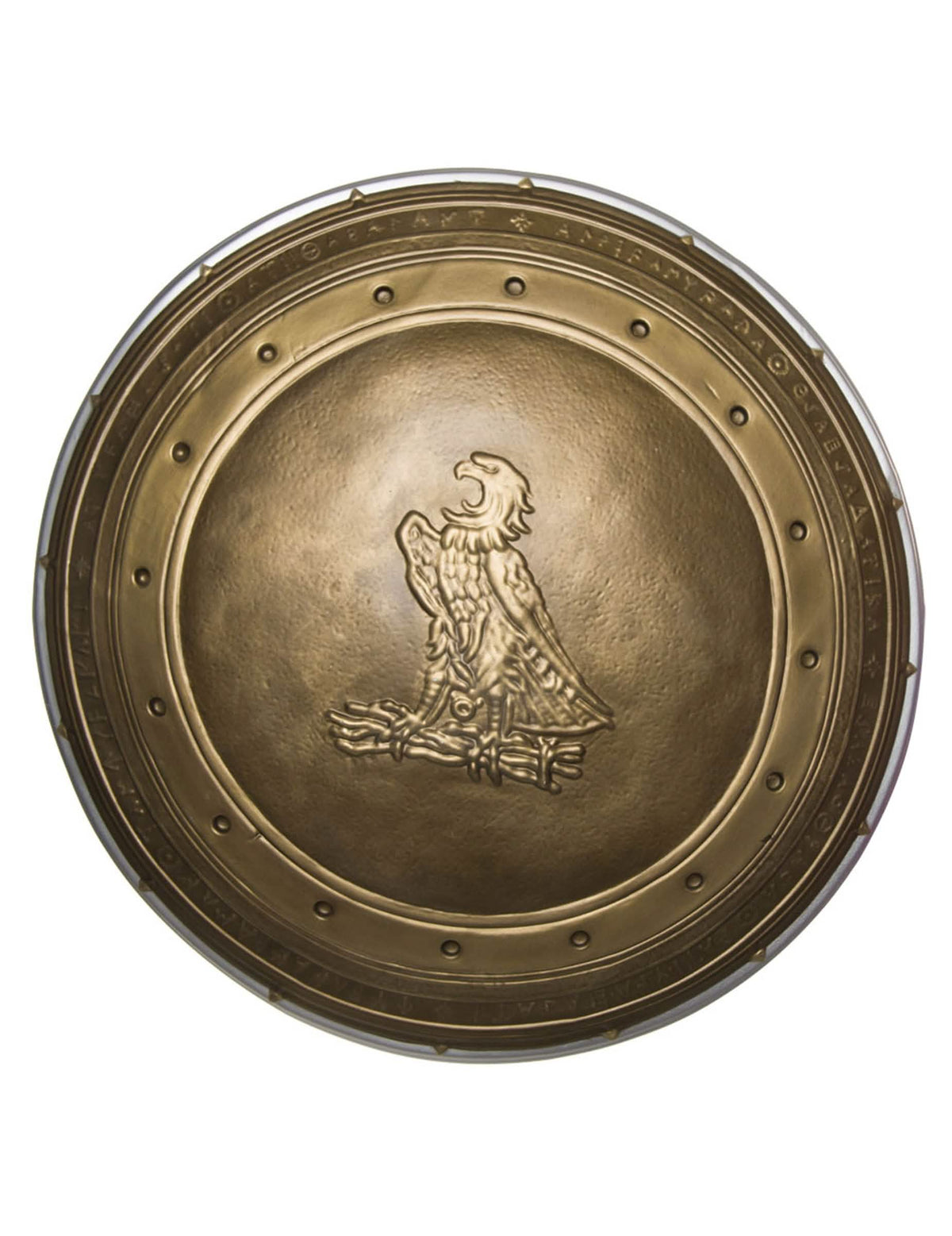Scut din plastic Wonder Woman™ pentru adult bronz cu motiv de vultur
