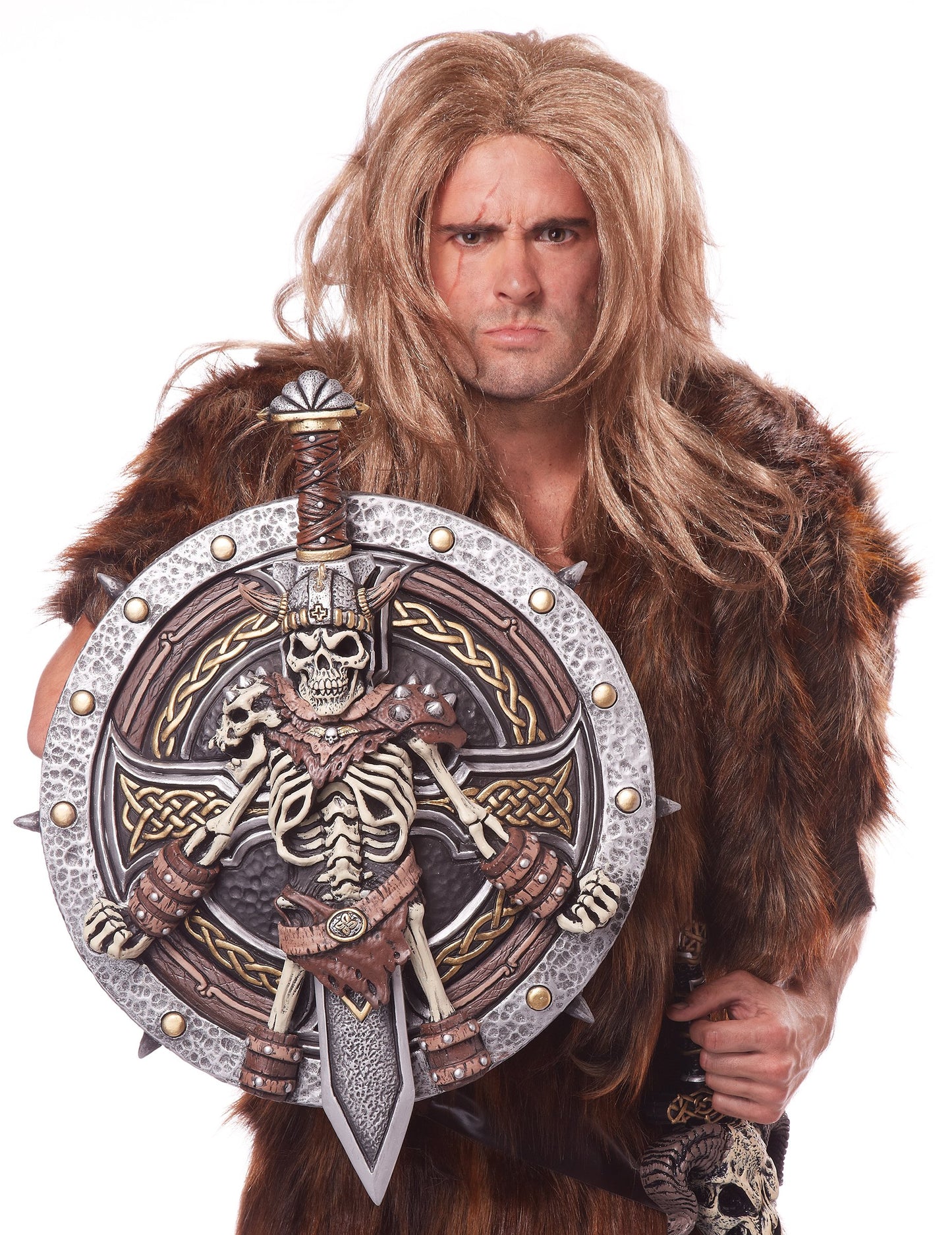 Scut din plastic și sabie vikingă