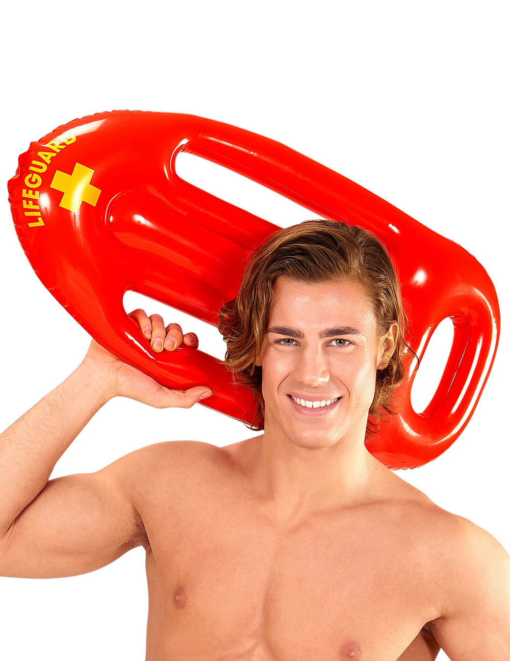 Bouée de sauvetage gonflable Lifeguard pour adulte rouge