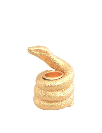 Suport de lumânări de șarpe de aur 7.5 cm