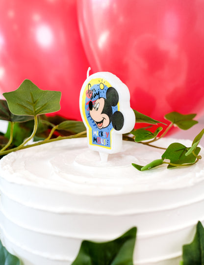 Lumânare de aniversare Mickey™ 7,5 cm 