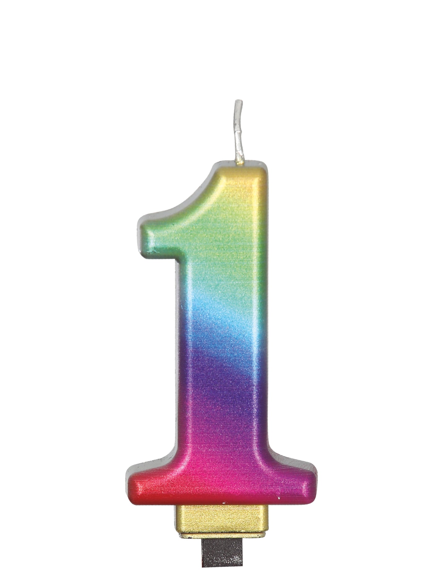 Figura multicoloră lumânare de 8 cm