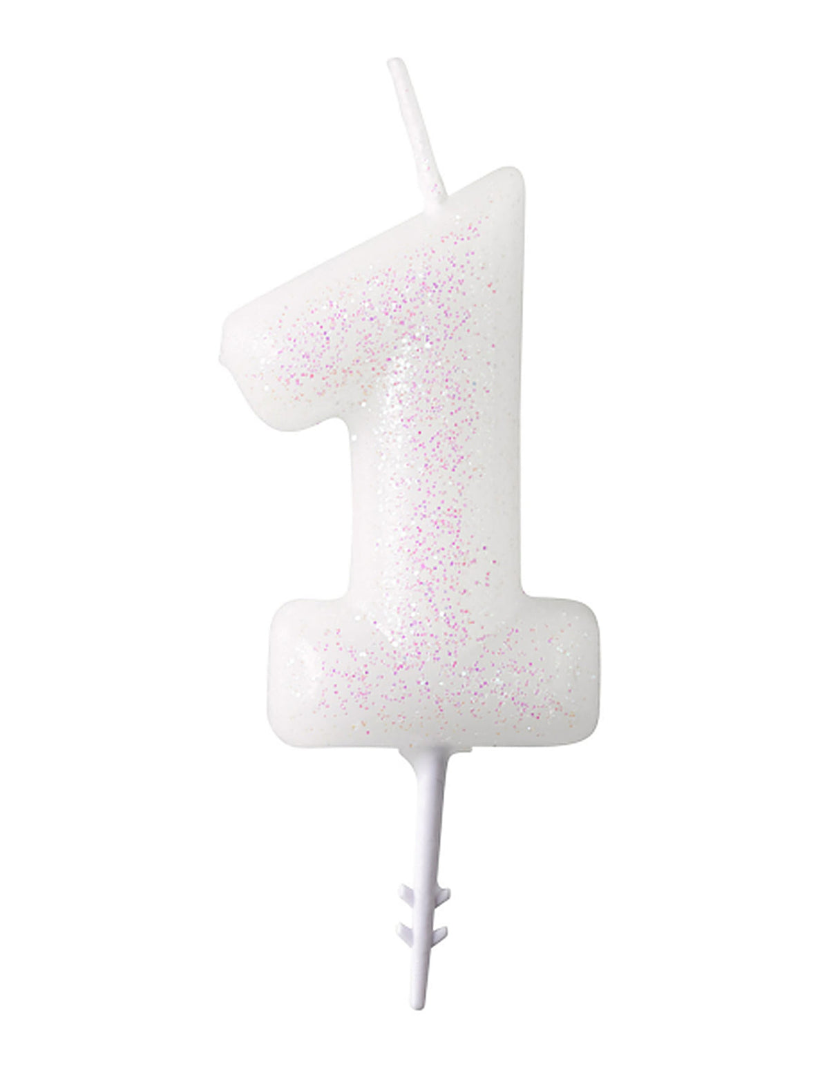 Chiffre 1 de la bougie chiffre pour anniversaire