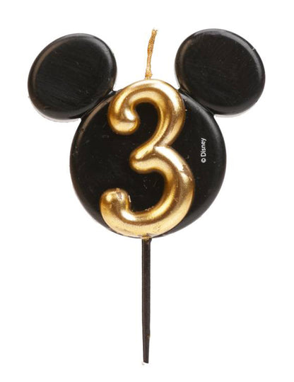 Bougie Chiffre Mickey Mouse