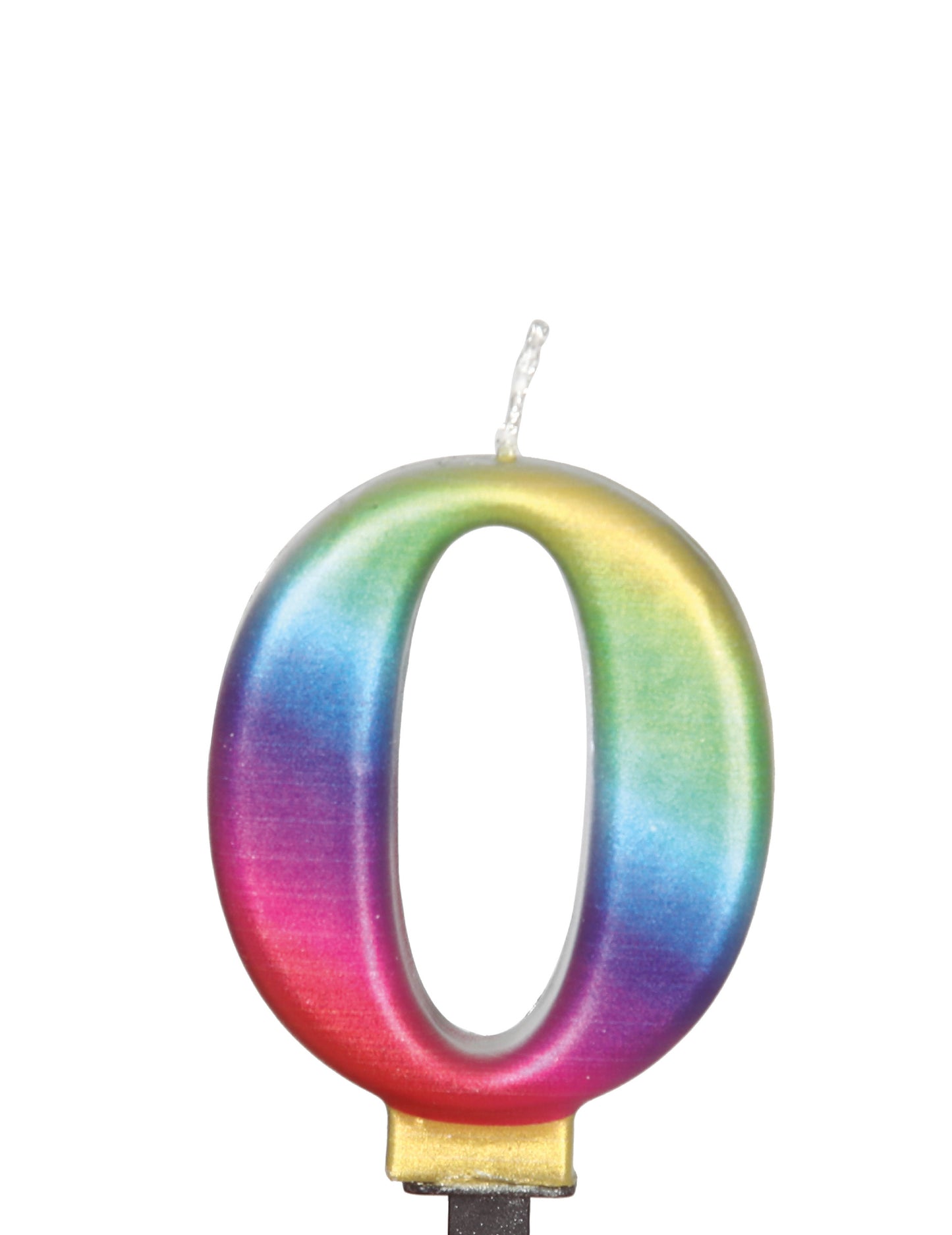 Figura multicoloră lumânare de 8 cm