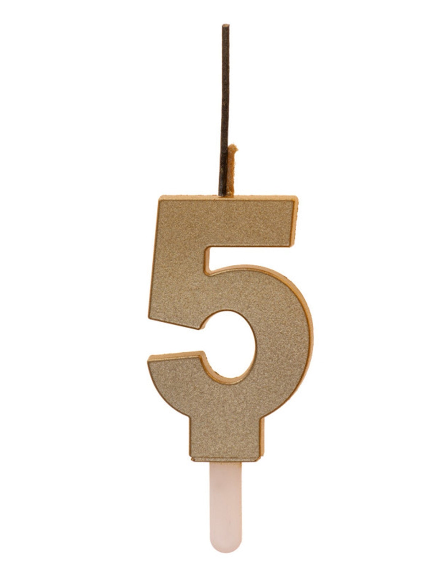 Lumânare sclipitoare cu număr și scânteie magică aurie