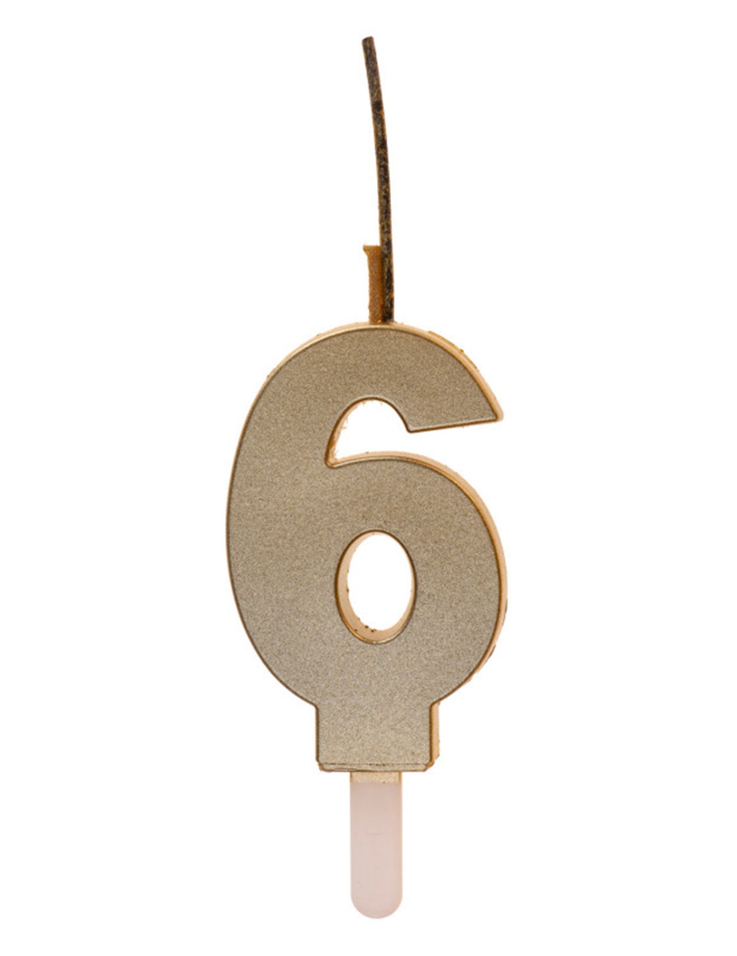 Lumânare sclipitoare cu număr și scânteie magică aurie