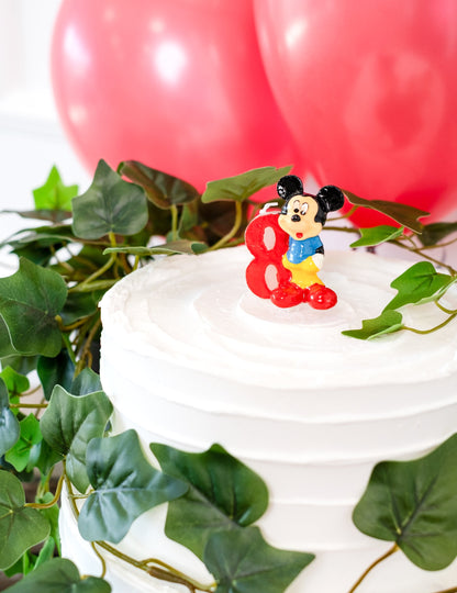 Lumânare cifră 8 Mickey pentru aniversare Disney 