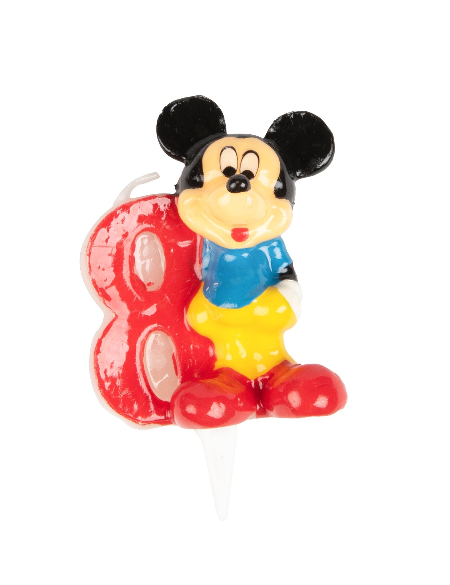 Lumânare cifră 8 Mickey pentru aniversare Disney 