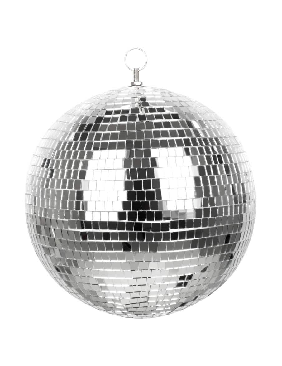 Glob disco argintiu - L 30 cm