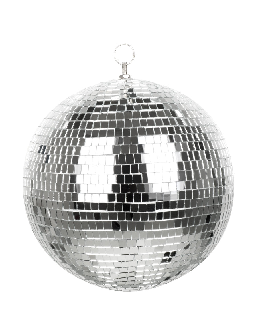 Glob disco argintiu - L 30 cm