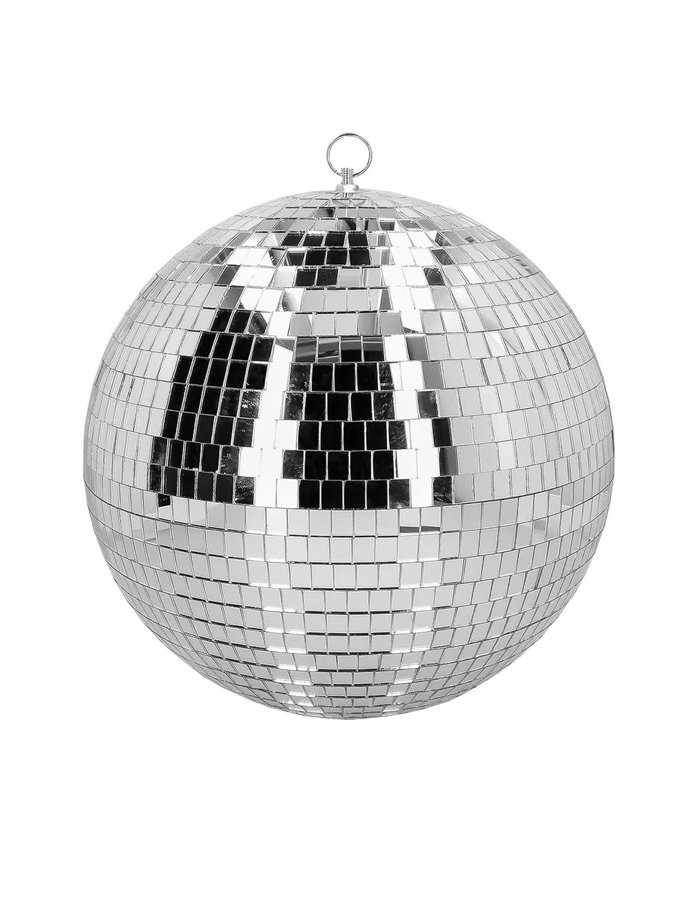 Bilă disco cu facete pentru decorațiune argintie