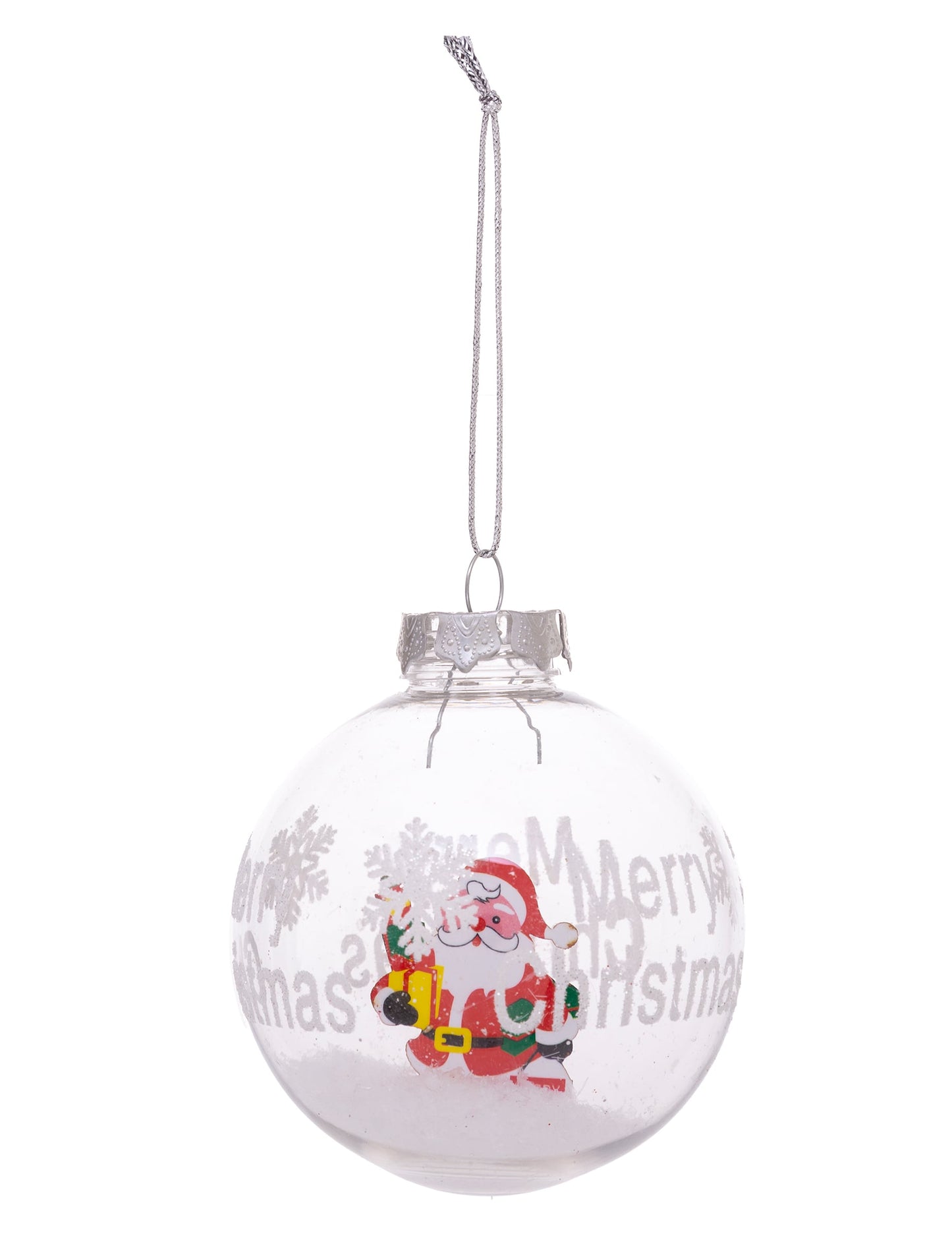 Modèle avec Père Noël de la Boule de noël personnages pour sapin
