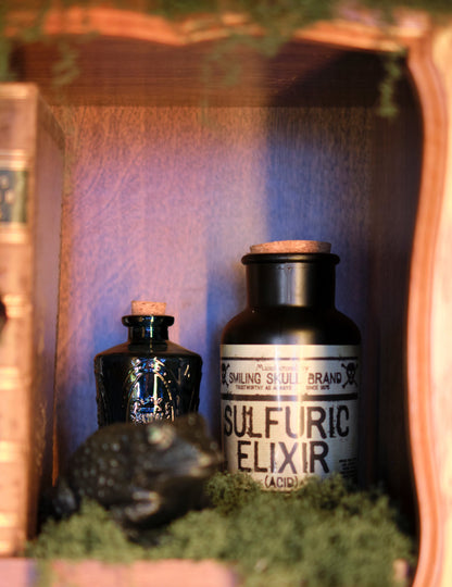 Mat Black Apothecary Sticla cu capac de plută 17 cm 500 ml