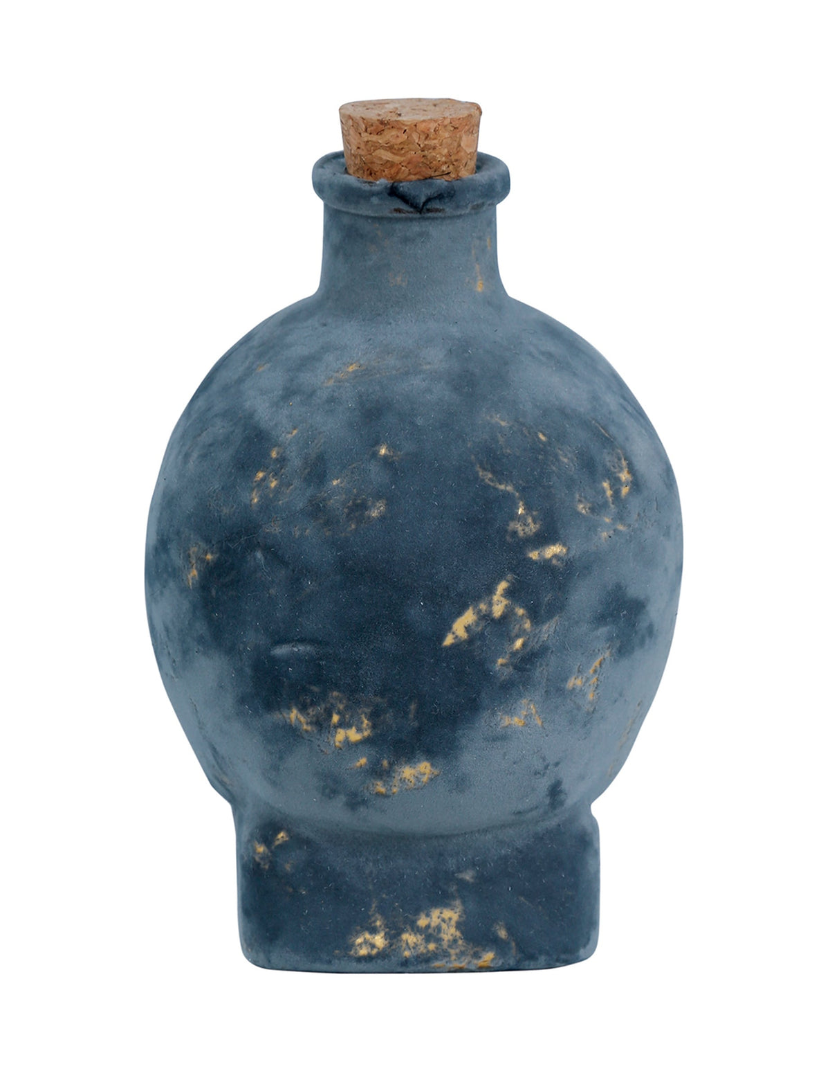 Vue de dos de la bouteille tête de mort