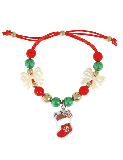 Brățară de Crăciun cu ciorap