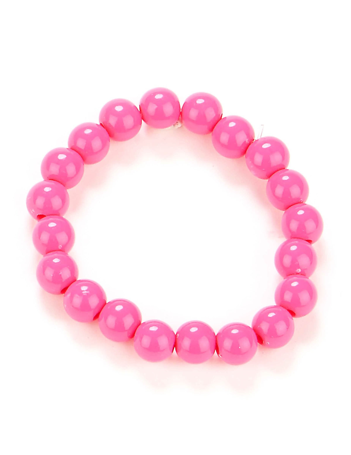 Bracelet perles pour adulte rose