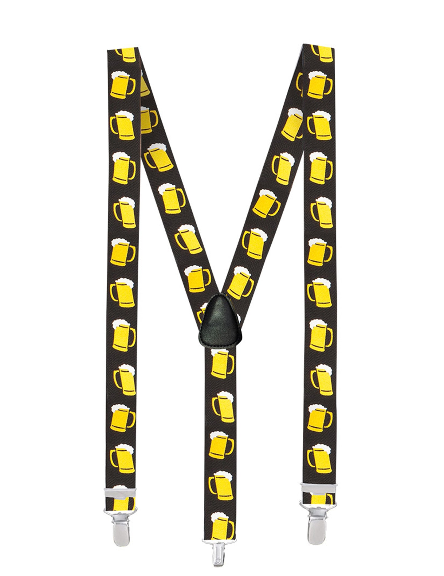 Vedere din spate a bretelelor pentru bere pentru adulți