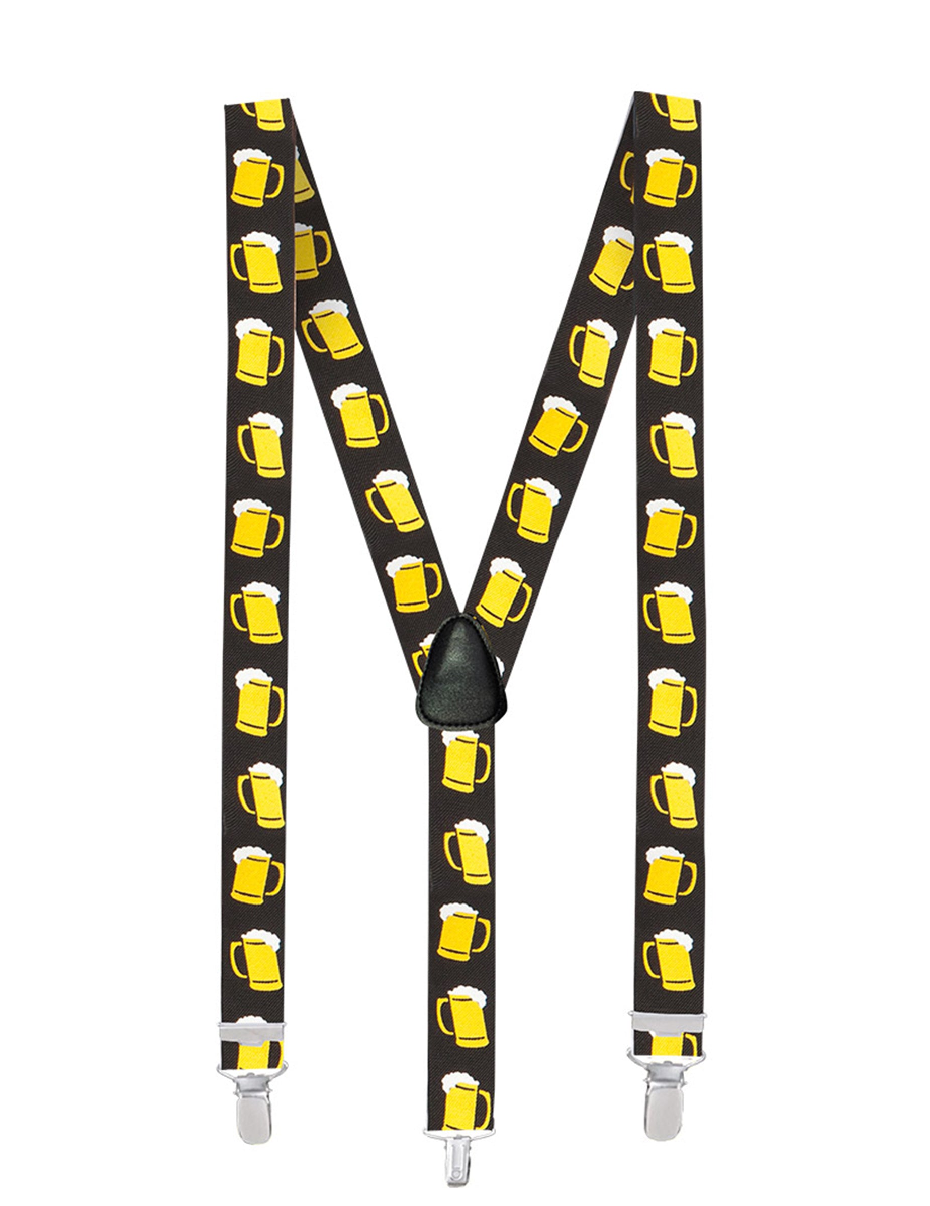 Vedere din spate a bretelelor pentru bere pentru adulți