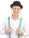 Curele verzi cu trifoi alb Sfântul Patrick