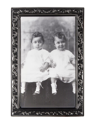 Ramă foto Halloween bebeluși fețe schimbătoare 38 cm 