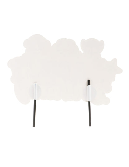 Vue de dos du cake topper Happy Birthday Pat' Patrouille
