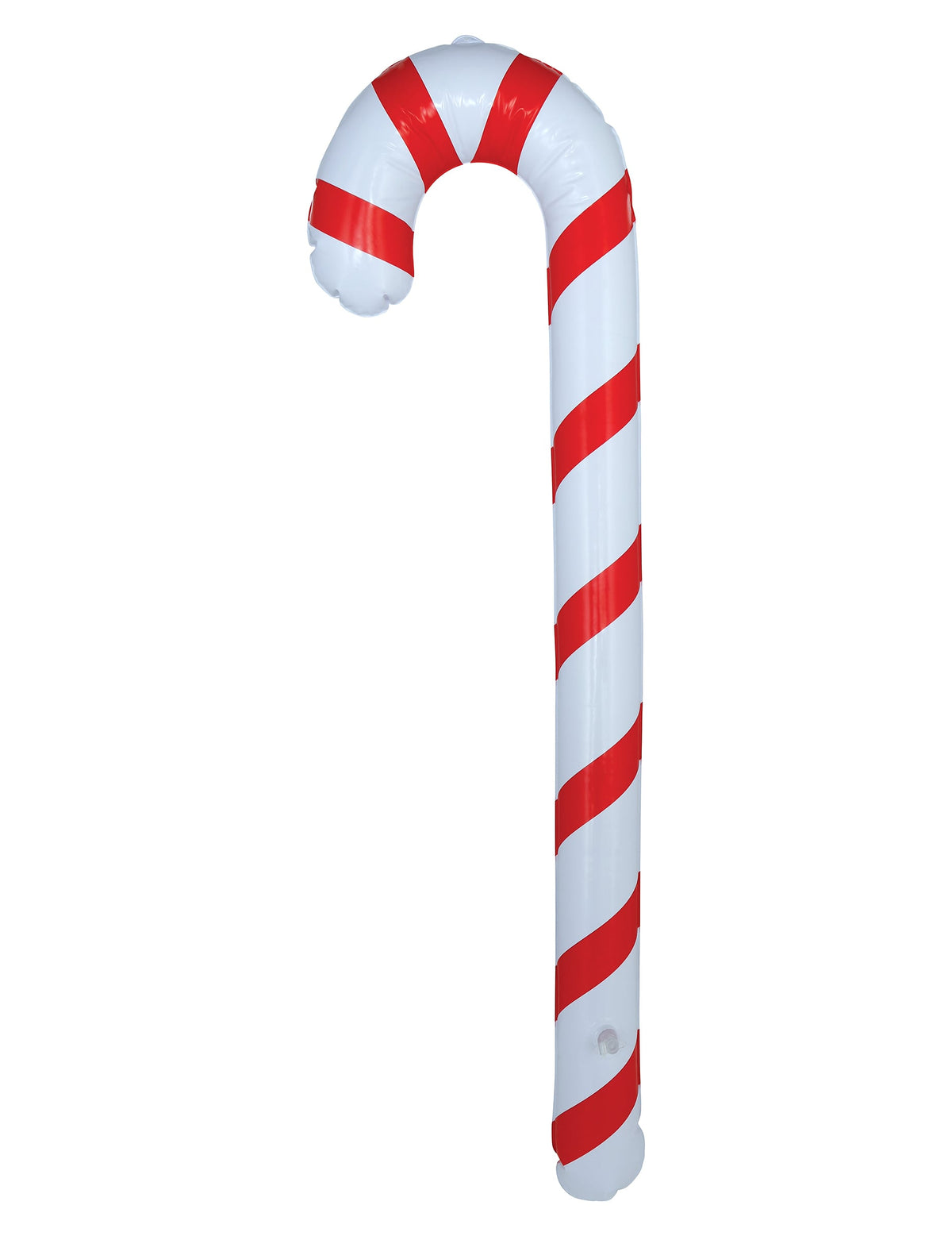 Canne à sucre gonflable de Noël rouge et blanc à rayures