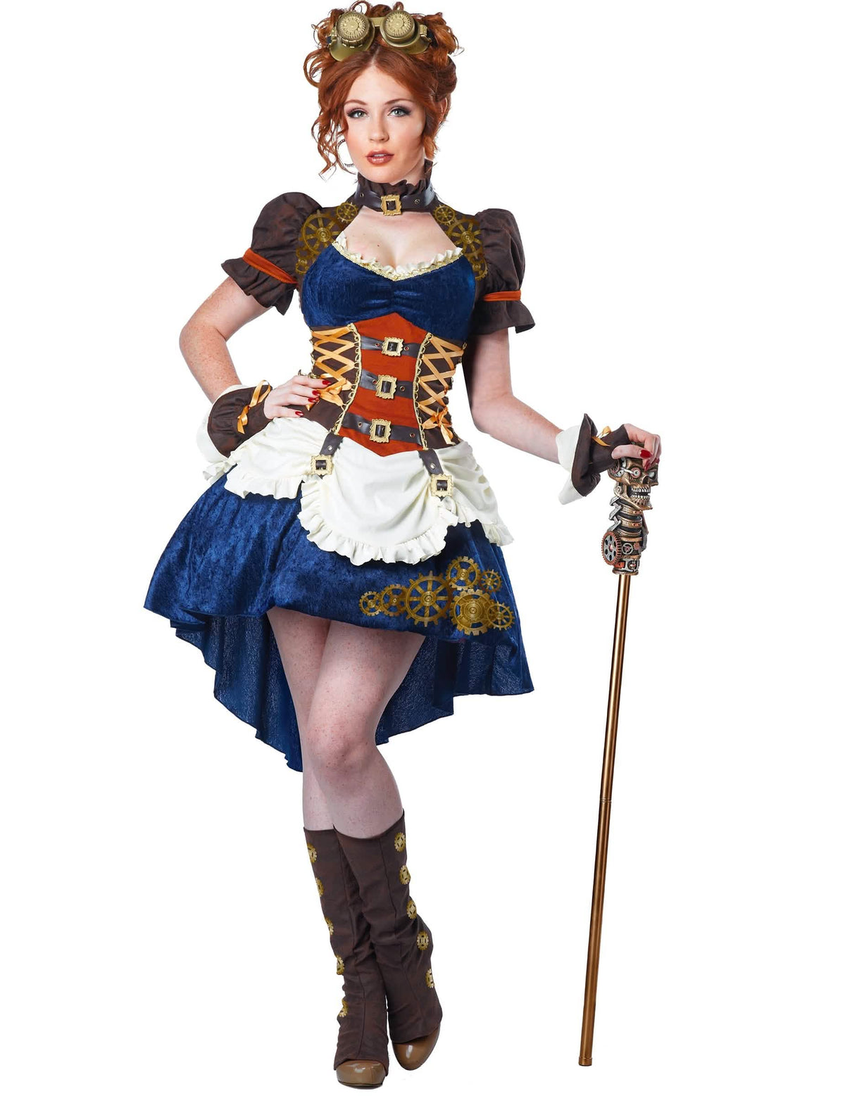 Punerea în scenă a bastonului steampunk