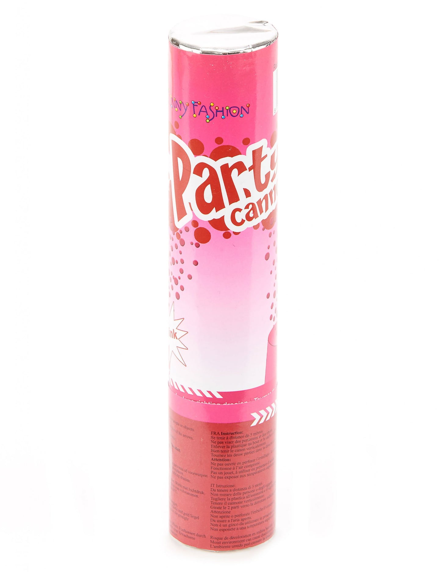 Cannon confetti roz 20 cm