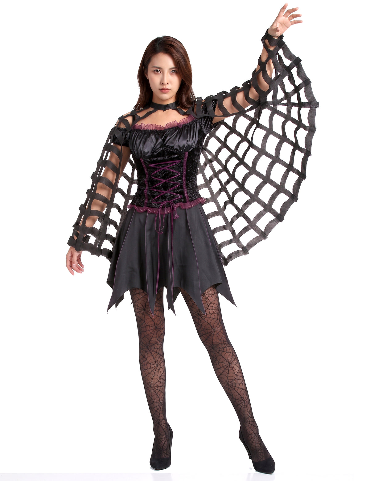 Cape araignée femme Halloween