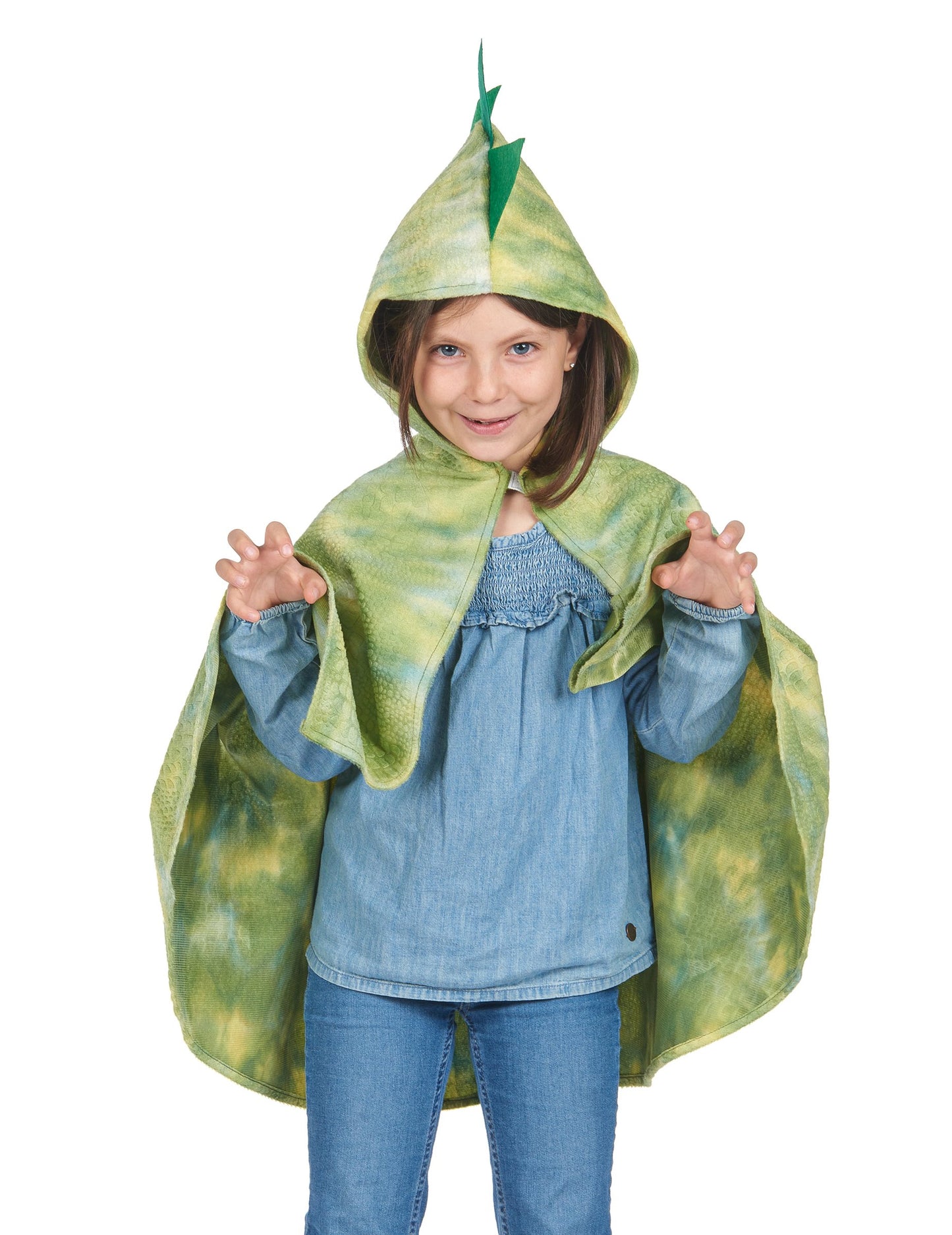 Cape dinozaur verde pentru copii